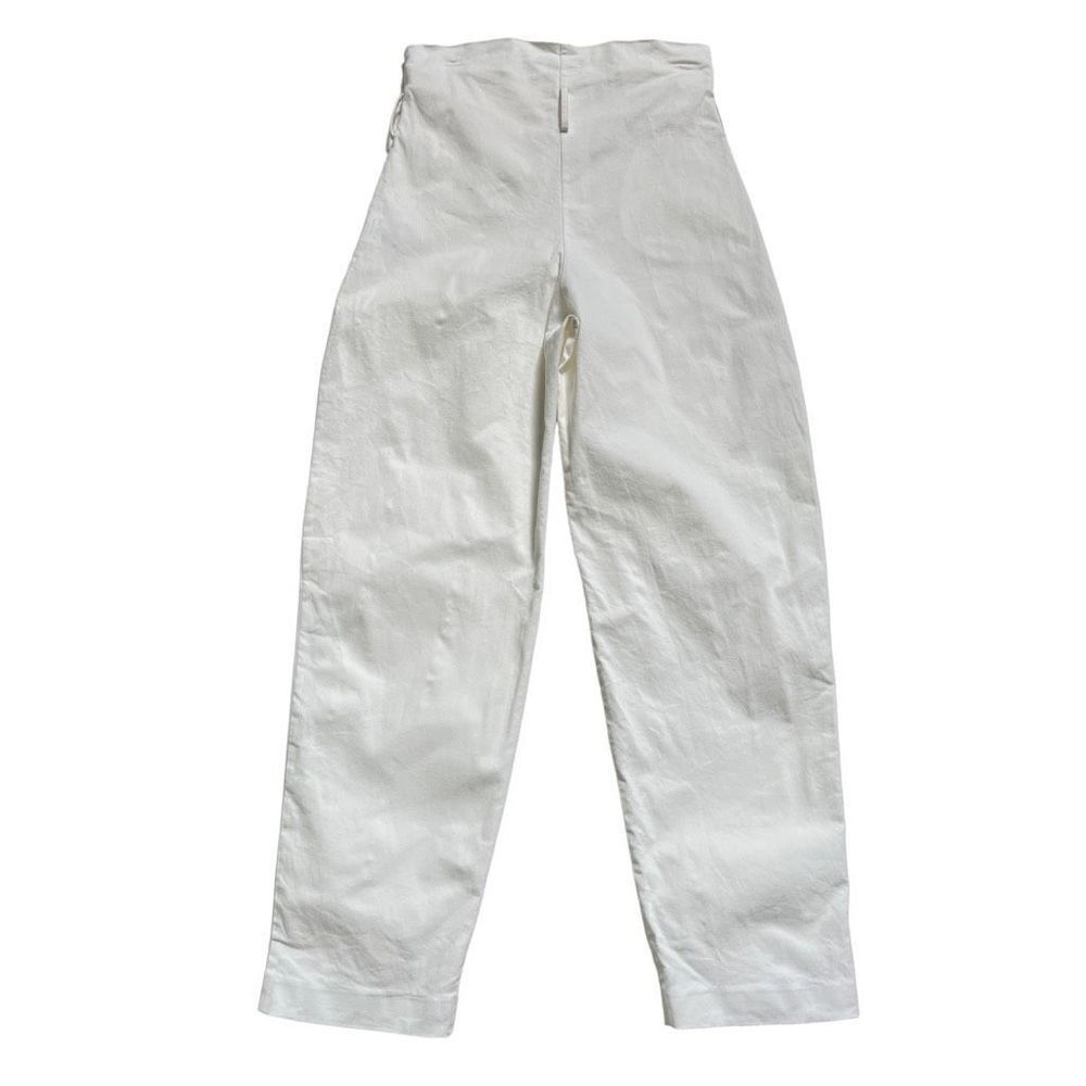 SELMACILEK Canvas Salopet Pants in Ecru - Picture 8 of 10